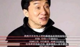 成龍采訪爆料娛樂圈的人,人生如戲，戲如人生